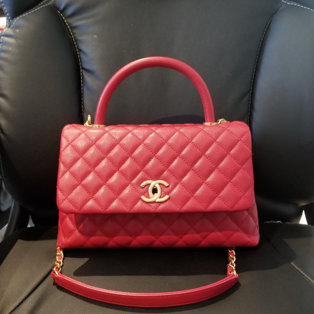 Chanel Coco Handle Red Small